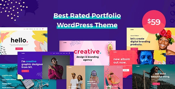 Leedo – Modern, Colorful & Creative Portfolio WordPress Theme Leedo – Modern, Colorful & Creative Portfolio WordPress Theme