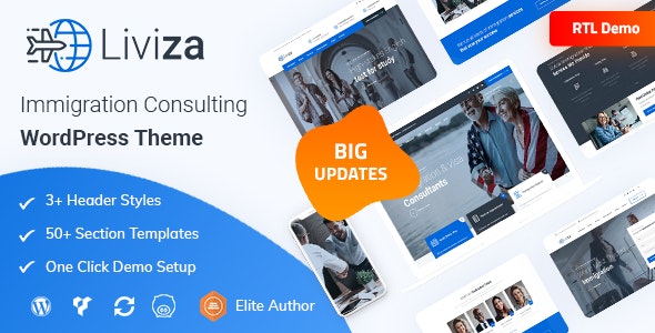 Liviza Immigration Consulting WordPress Theme Liviza Immigration Consulting WordPress Theme