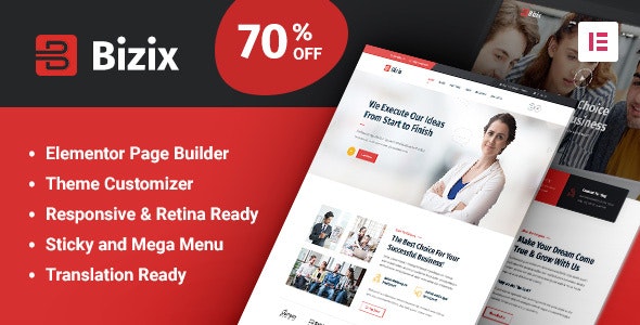 Bizix Corporate and Business WordPress Theme Bizix Corporate and Business WordPress Theme