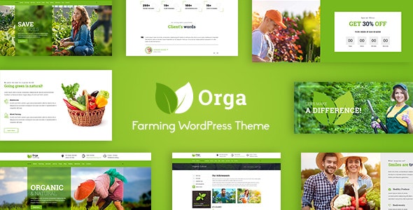 Orga Organic Farm & Agriculture WordPress Theme Orga Organic Farm & Agriculture WordPress Theme