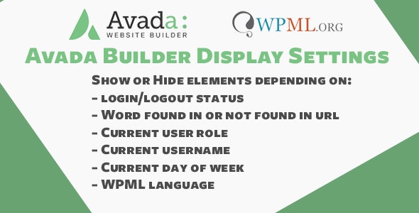 Avada Fusion Builder Display Settings Avada Fusion Builder Display Settings