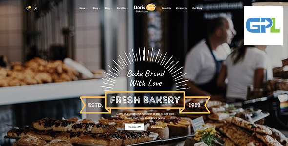 Doris eCommerce theme for bakery with premium design Doris eCommerce theme for bakery with premium design