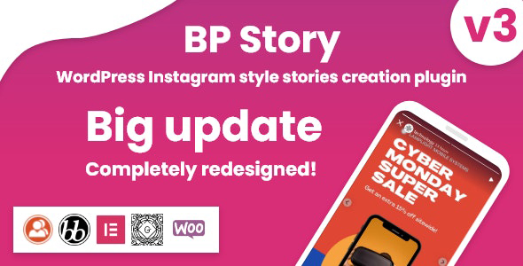 Instagram style stories for WordPress BP Story Instagram style stories for WordPress BP Story