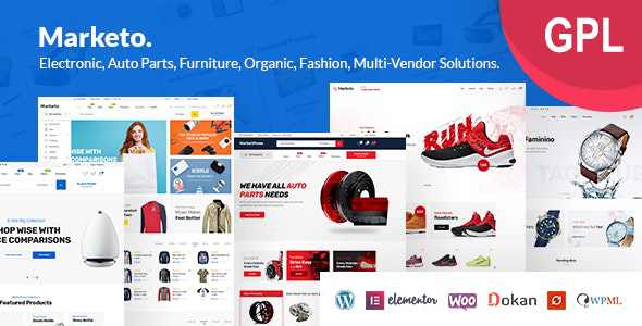 Marketo eCommerce & Multivendor Theme