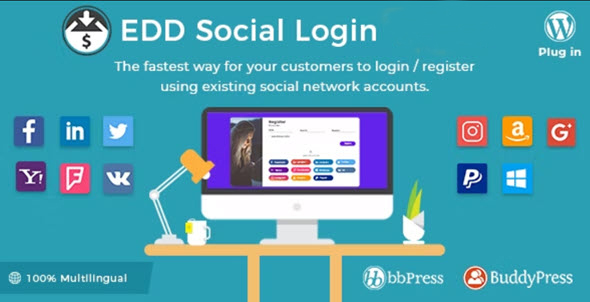 Easy Digital Downloads – Social Login