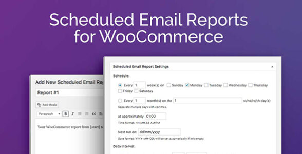 Scheduled Email Reports for WooCommerce