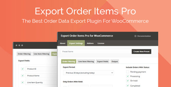 Export Order Items Pro