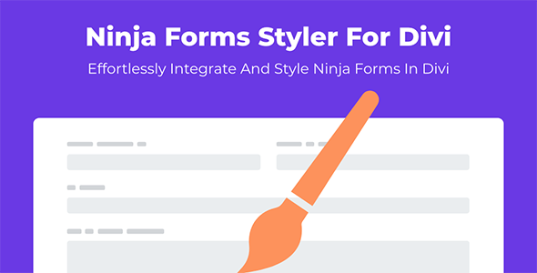 Ninja Forms Styler For Divi