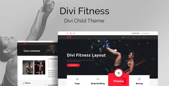 Divi Fitness Divi Child Theme