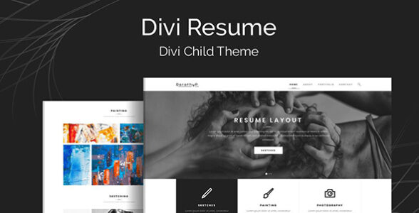 Divi Resume Divi Child Theme