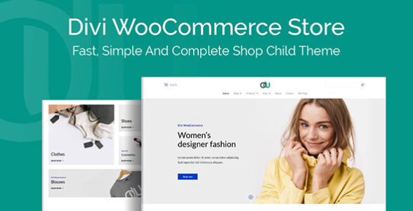 Divi WooCommerce Store Divi Child Theme