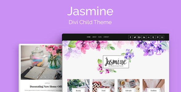 Jasmine Blog Divi Child Theme
