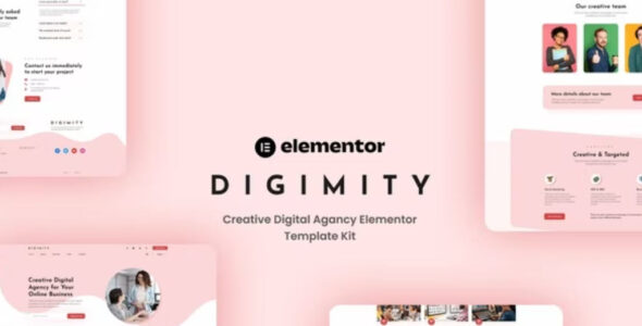 Digimity Creative Digital Agancy Elementor Template Kit
