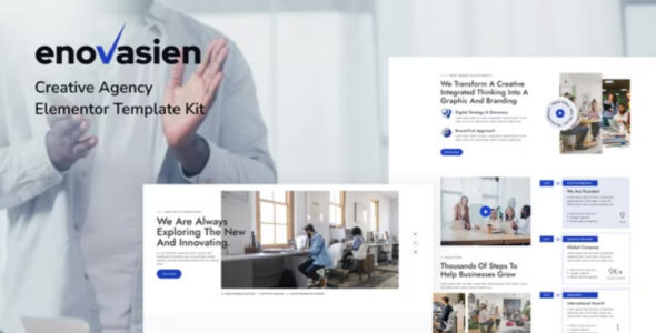 Enovasien Creative Agency Elementor Template Kit