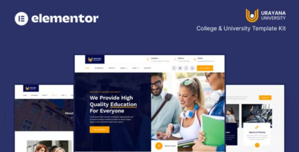 Urayana University & College Elementor Template Kit