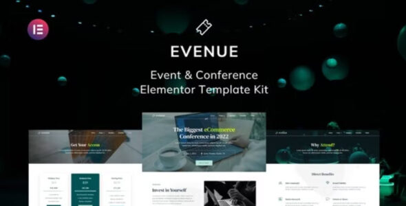 Evenue Event & Conference Elementor Template Kit