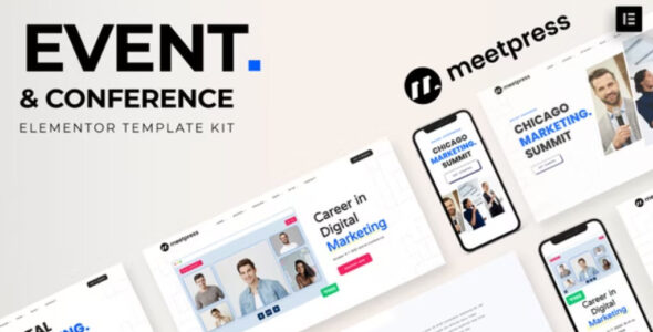 Meetpress Event & Conference Elementor Template Kit