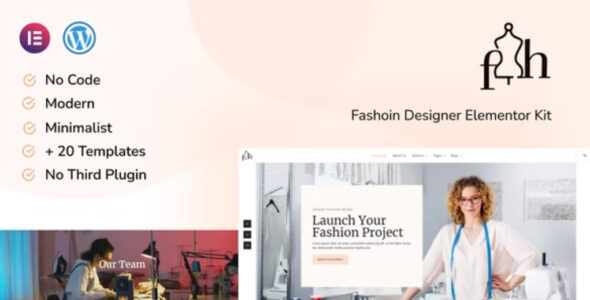 Feyshana Fashion Designer Elementor Template Kit