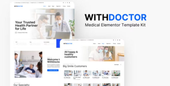 WithDoctor Medical Elementor Template Kit
