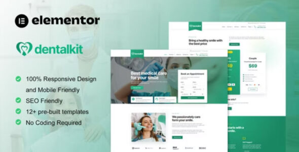 Dentalkit Dentist & Medical Service Elementor Template Kit