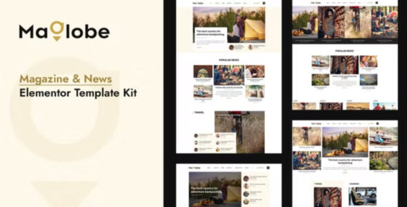 Maglobe Magazine & News Elementor Template Kit