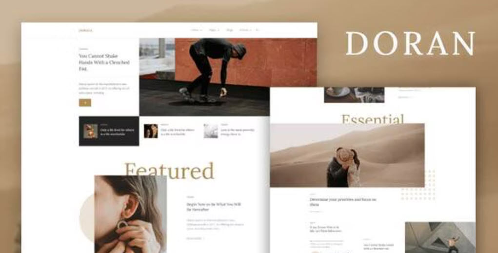 Doran Blog & Magazine Elementor Template Kit