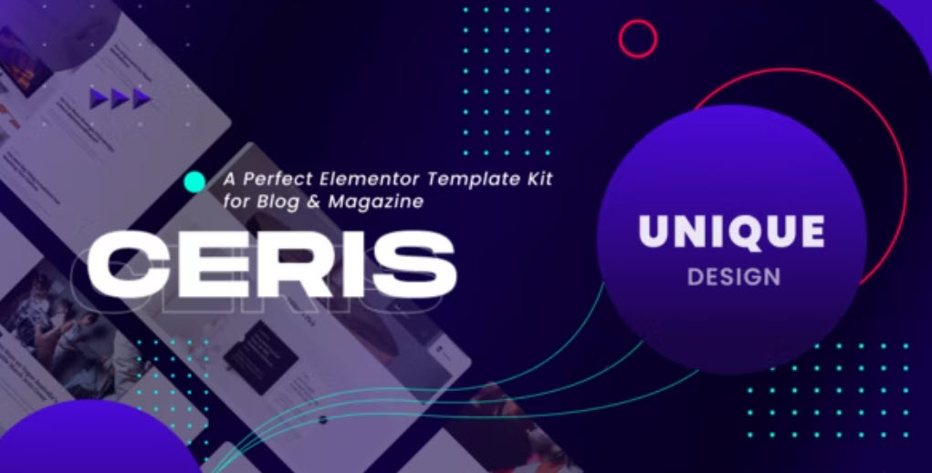 Ceris Blog & Magazine Elementor Template Kit