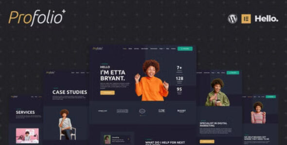 Profolio CV Resume Portfolio Elementor Template Kit