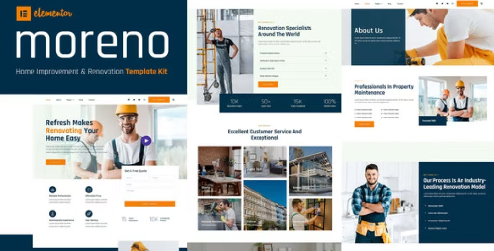Moreno Home Improvement & Renovation Template Kit