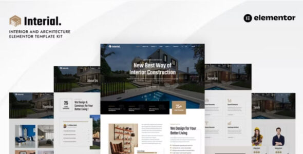 Interial Interior & Architecture Elementor Template Kit