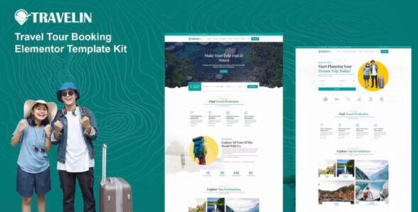 Travelin Travel Tour Booking Elementor Template Kit