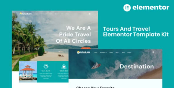 Ntarah Tours & Travel Elementor Template Kit