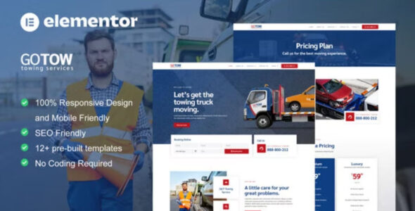 Gotow Towing Services Elementor Template Kit