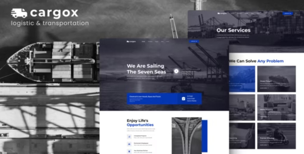 Cargox Logistic & Transportation Elementor Pro Template Kit