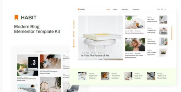 Habit Modern Blog Elementor Template Kit