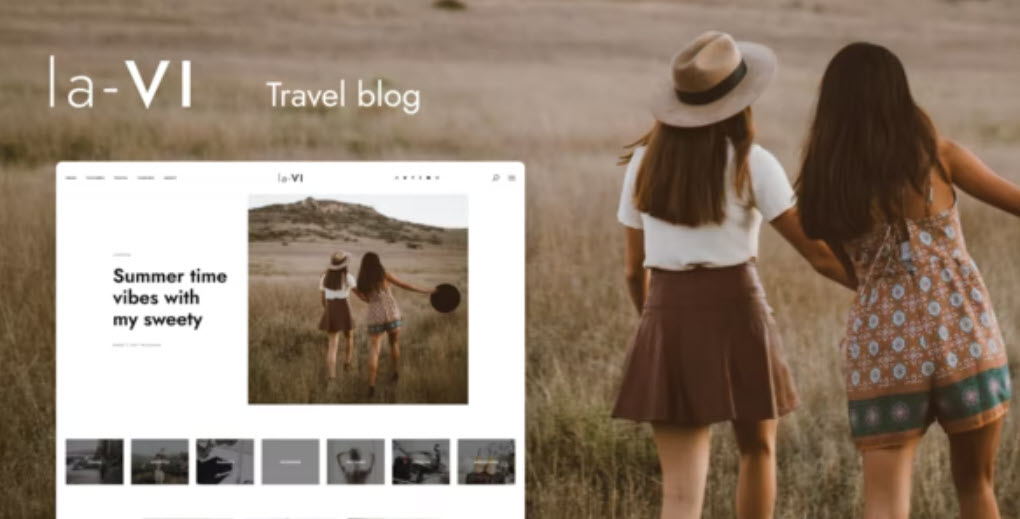 laVi Travel Blog Elementor Template Kit