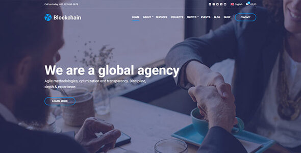 Blockchain  – WordPress Theme
