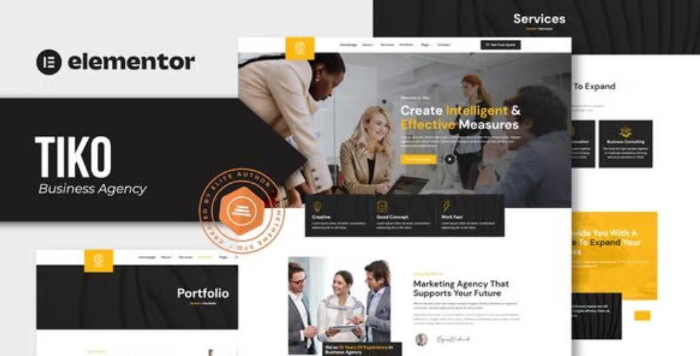 Tiko Business Agency Elementor Template Kit
