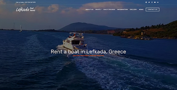 Lefkada WordPress Theme