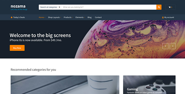 Nozama WordPress Theme