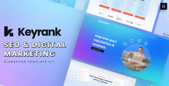 Keyrank SEO & Digital Marketing Agency Template Kit