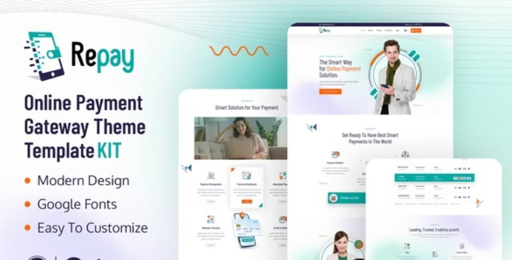 Repay | Payment Gateway Elementor Template Kit