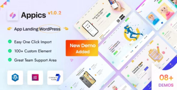 Appics – app landing page