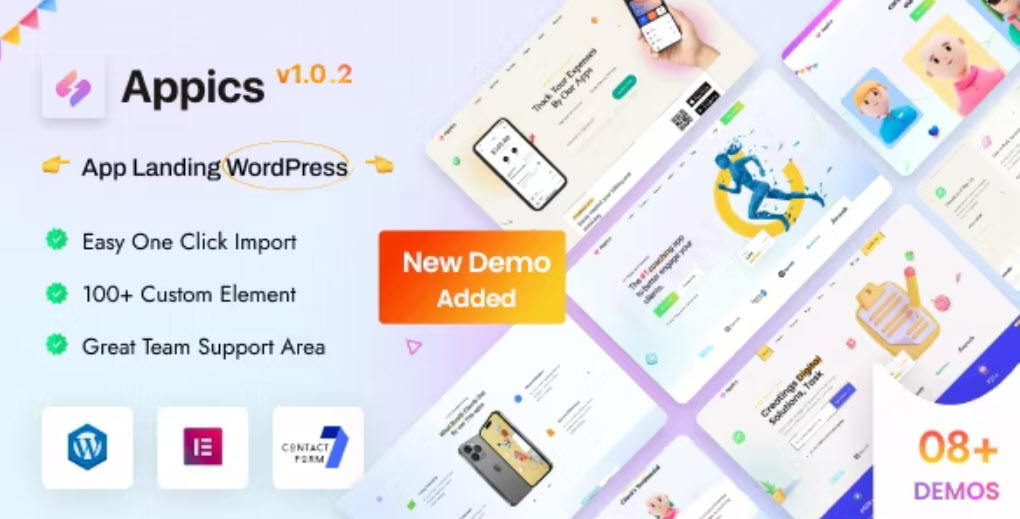 Appics app landing page