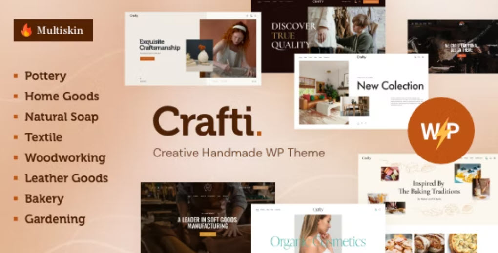 Crafti Creative Handmade WordPress Theme