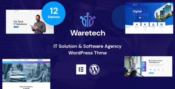Waretech – IT Solutions WordPress Theme