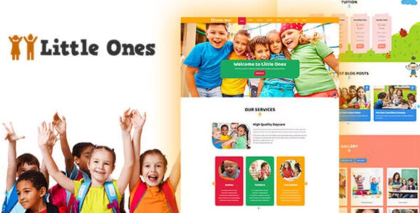 Little Ones – One Page Children/Daycare WordPress