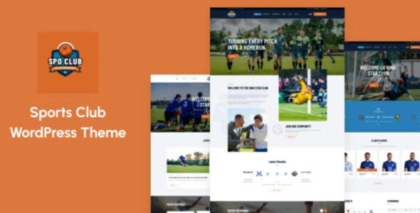 Sports Club WordPress Theme – SpoClub