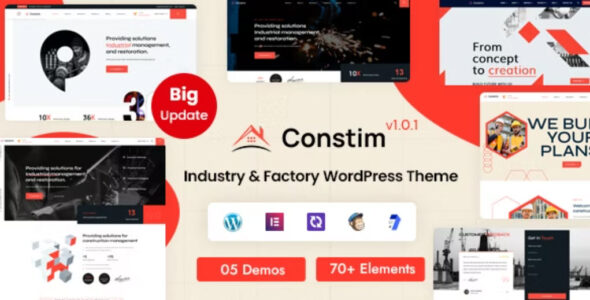 Constim – Industry & Factory WordPress Theme