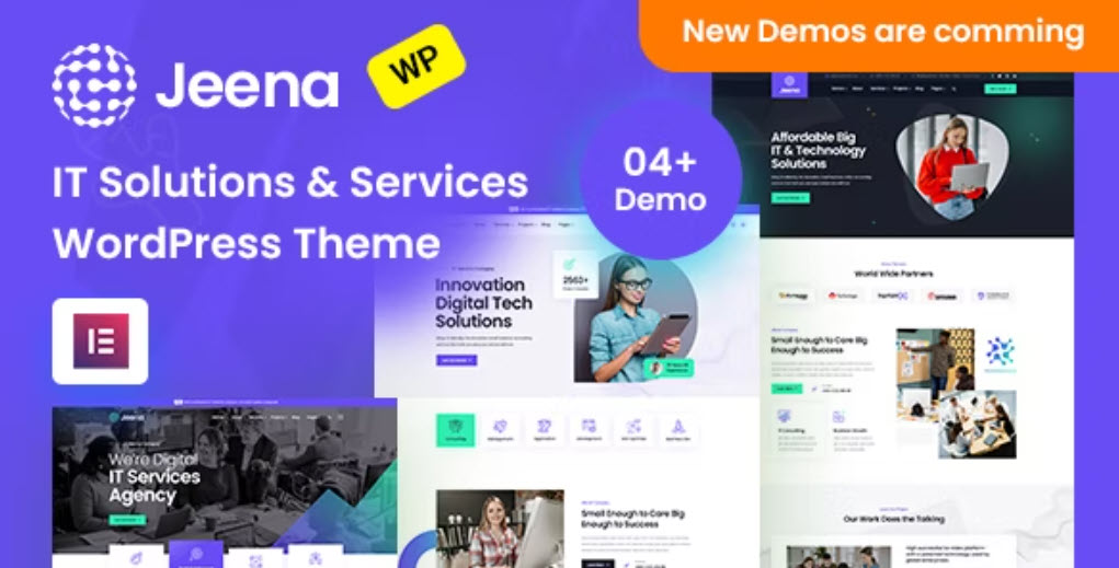 Jeena | IT Solutions & Technology Elementor WordPress Theme